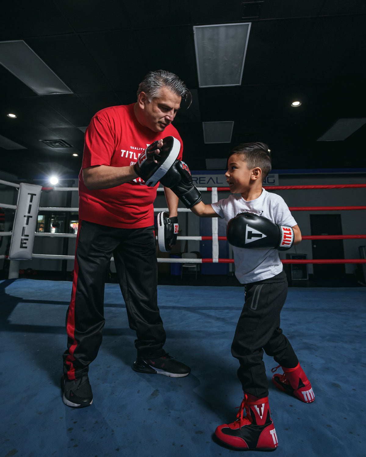 Classic Black Max Boxing Gloves