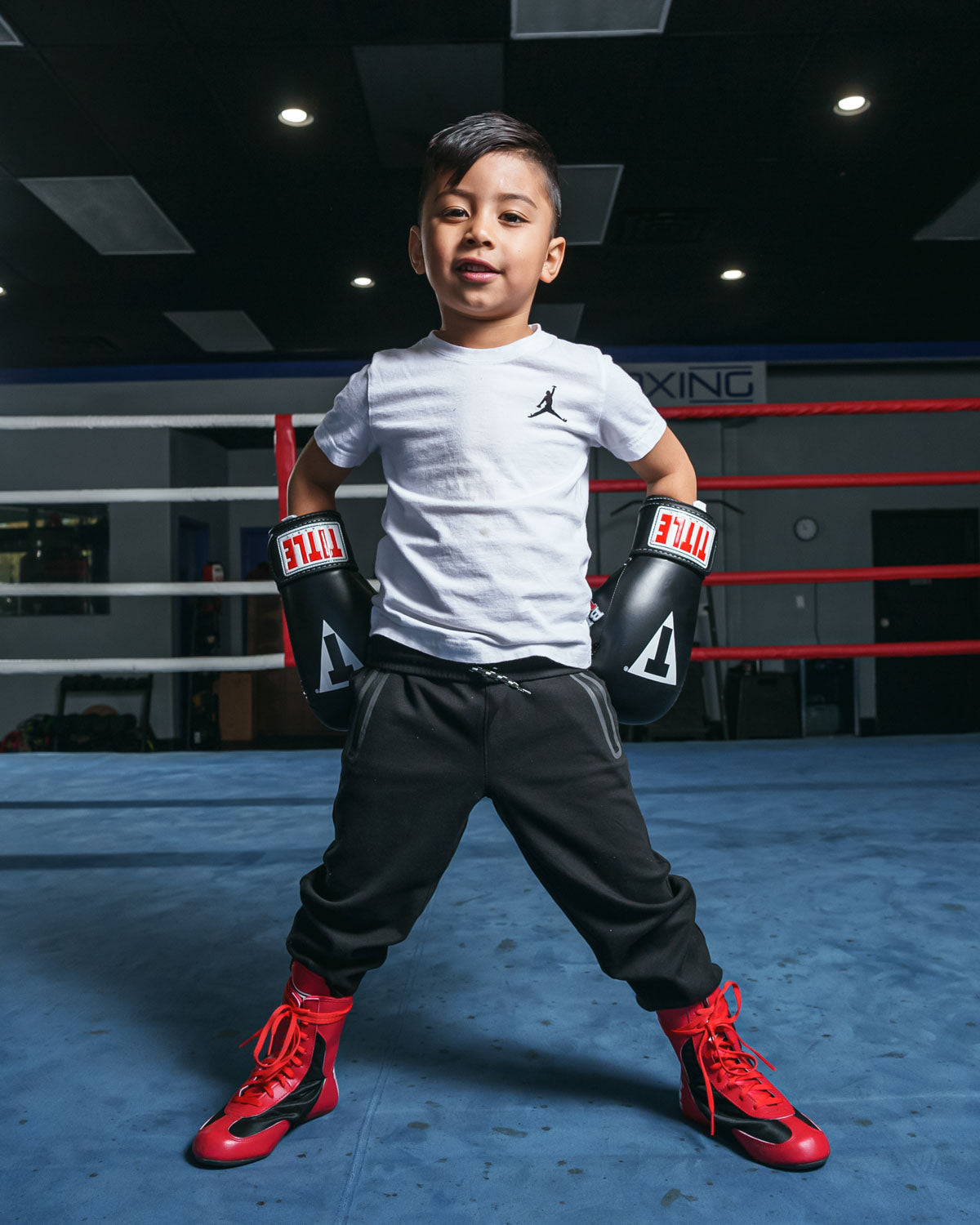 Classic Black Max Boxing Gloves