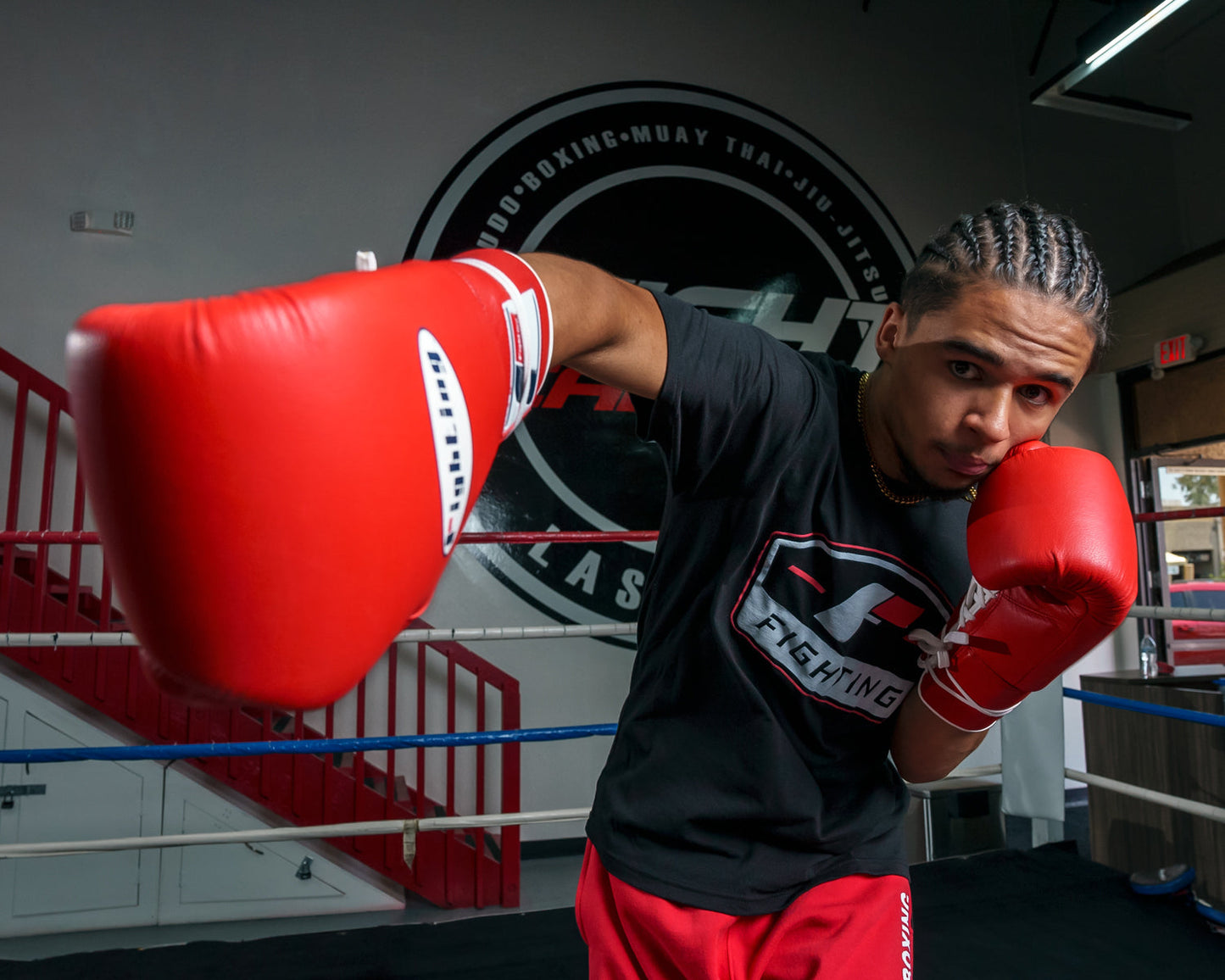 Professional Lace Training Boxing Gloves