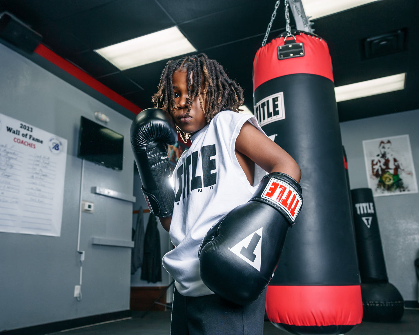 Classic Black Max Boxing Gloves
