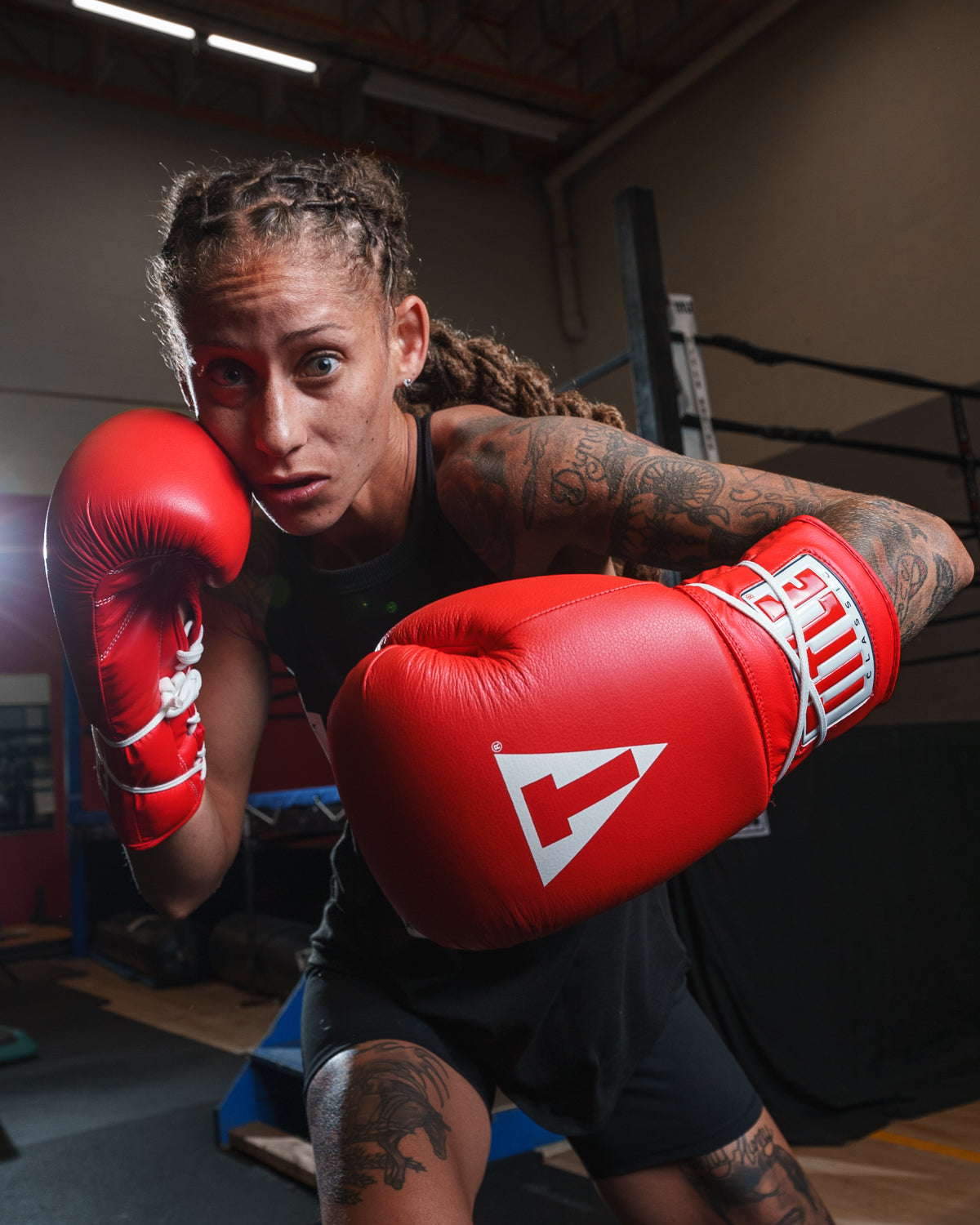 Classic Leather Lace Training Boxing Gloves 2.0