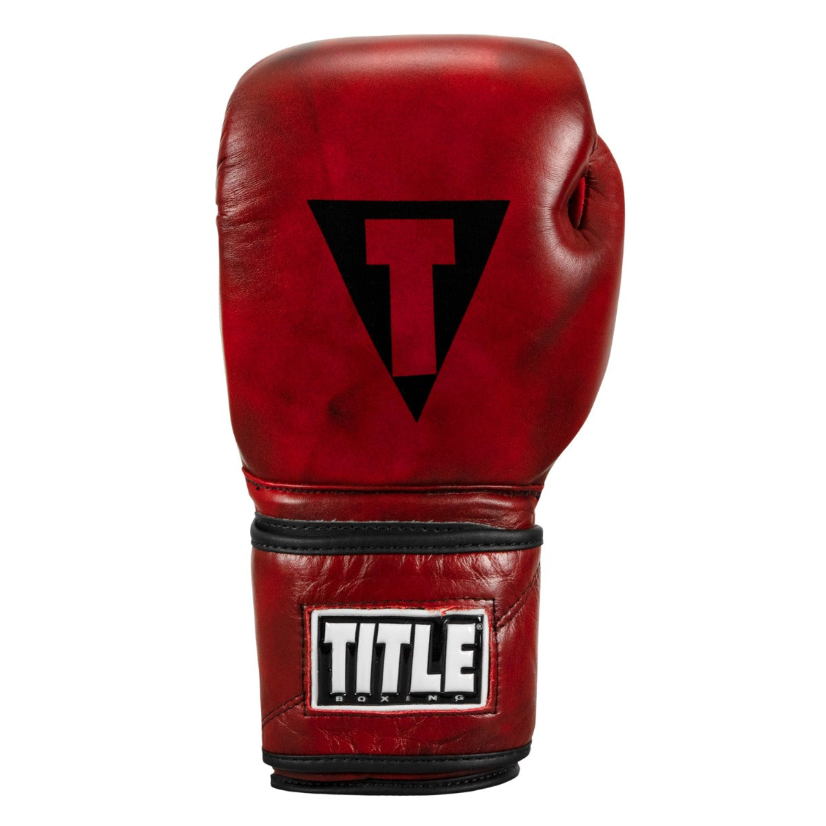 Boxing Blood Red Leather Training Boxing Gloves