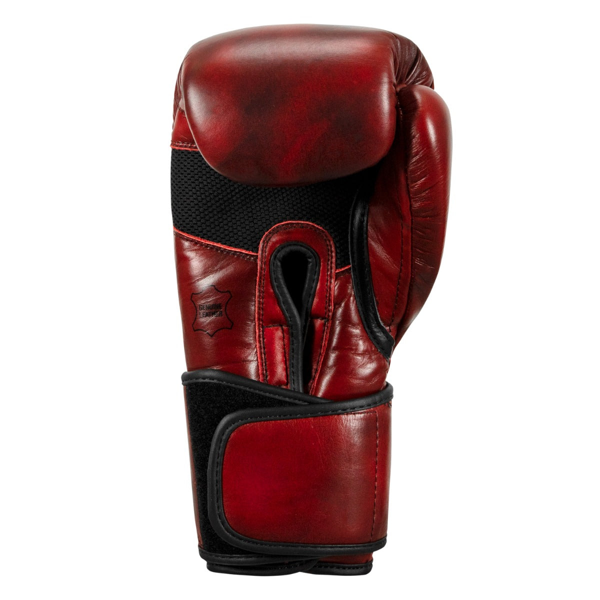Boxing Blood Red Leather Training Boxing Gloves