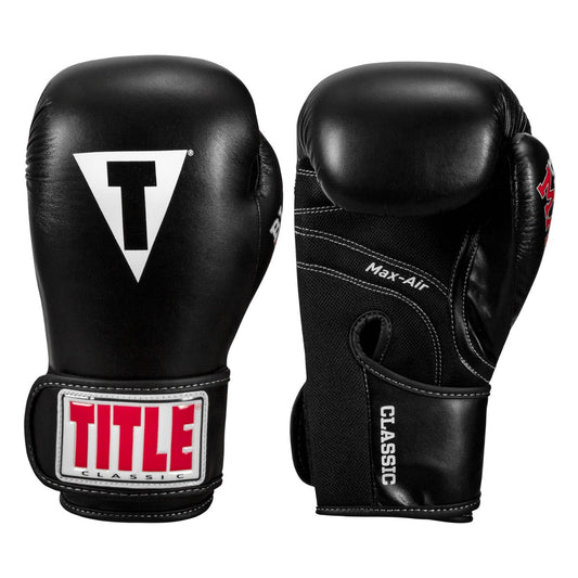 Classic Black Max Boxing Gloves
