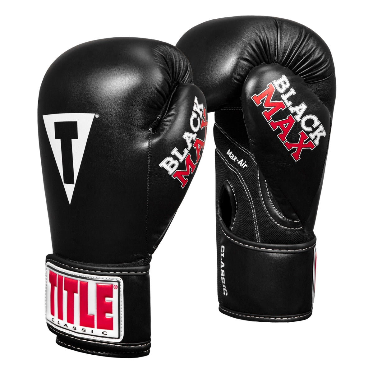 Classic Black Max Boxing Gloves